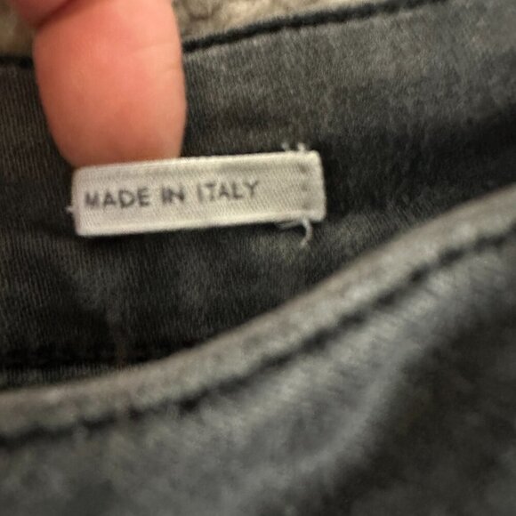 Closed Jeans BAKER Candiani Denim Grey Made in Italy Raw Chewed Hem - Picture 16 of 16